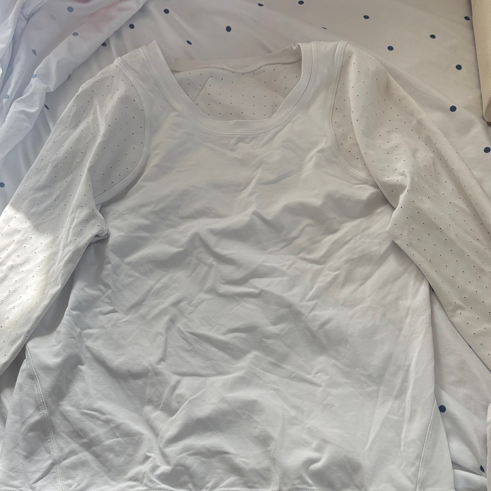 lululemon athletica White Long Sleeve Top